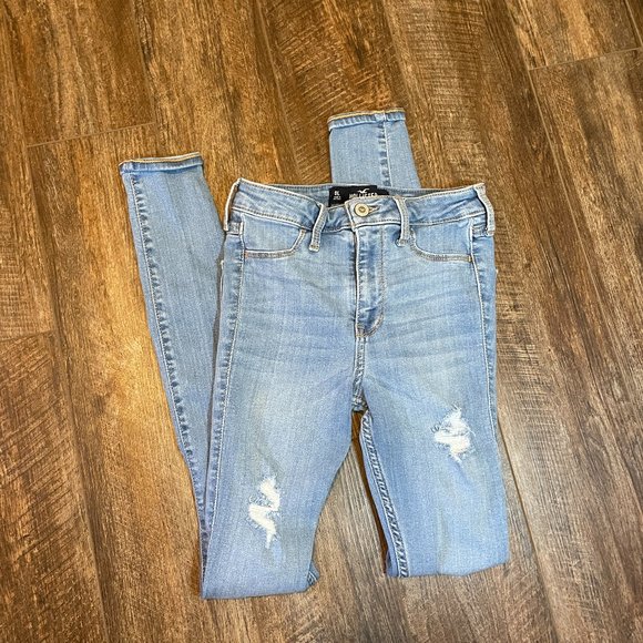 Hollister Denim - Hollister 0L Light Wash High-Rise Jean Legging